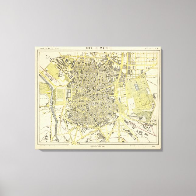 Madrid Canvastryck (Framsida)