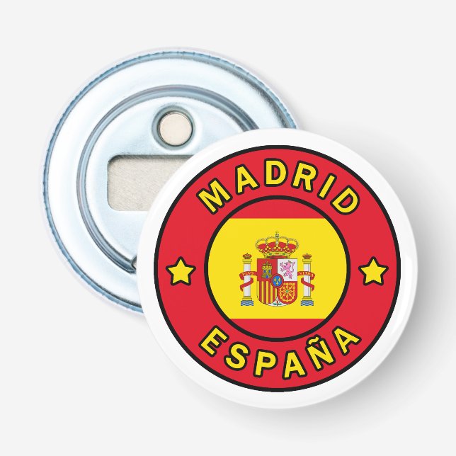 Madrid España Flasköppnare (Framsidan)