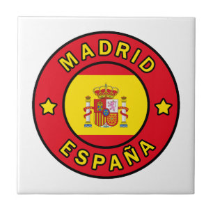 Madrid España Kakelplatta