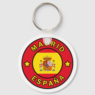 Madrid España Nyckelring
