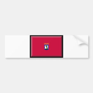Madrid flagga bildekal