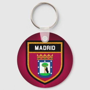 Madrid flagga nyckelring