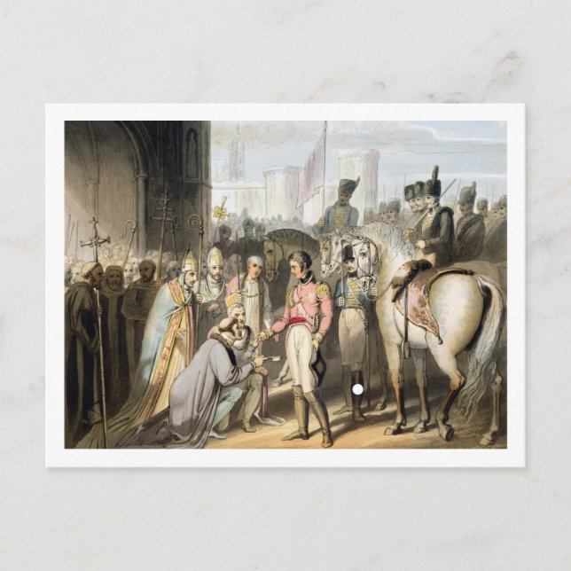 Madrid, från "The Victories of the Duke of Welling Vykort (Framsida)