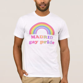 Madrid Gay pride - Regnbågen T Shirt