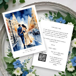 Madrid Gran Vía Colorful Cityscape Wedding Couple Spara Datumet