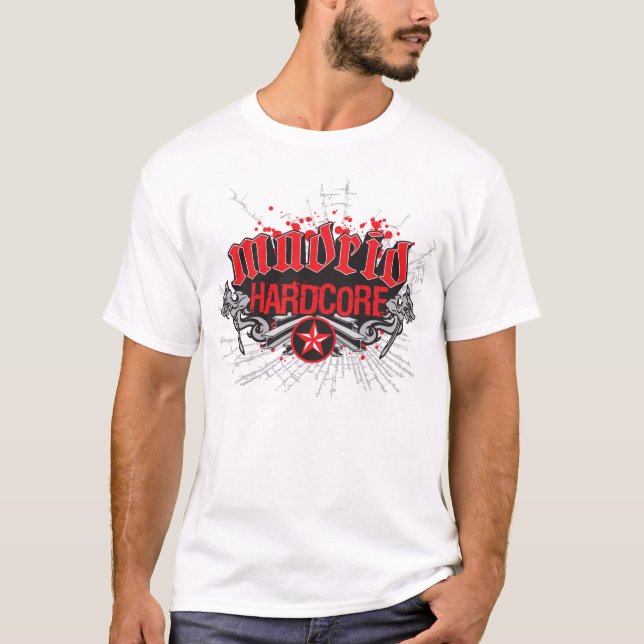Madrid Hardcore t-skjorta T-shirt (Framsida)