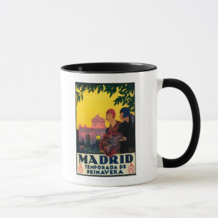 Madrid i Springtime reser den befordrings- Mugg