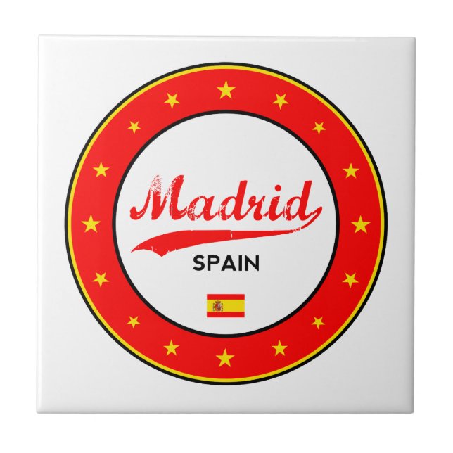 Madrid Kakelplatta (Framsidan)