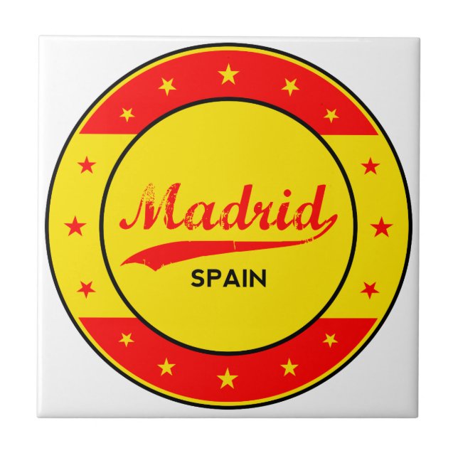 Madrid Kakelplatta (Framsidan)