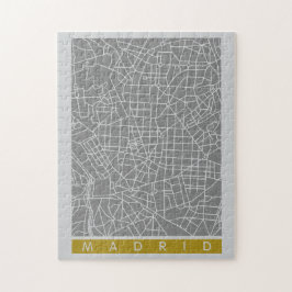 Madrid map pussel