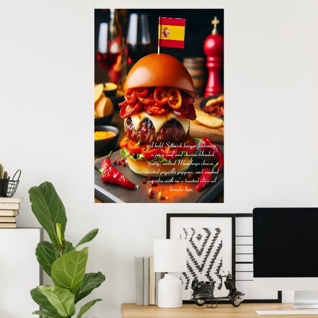Madrid Munchies: Chorizo Magic 24x36 Poster (Hemmakontoret)