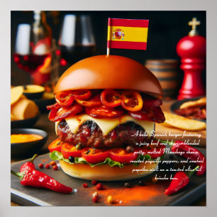Madrid Munchies: Chorizo Magic Poster