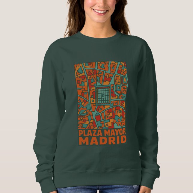 Madrid Plaza Mayor T Shirt (Framsida)