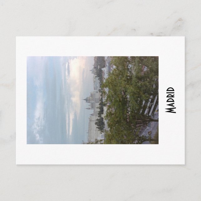 Madrid Postcard Vykort (Framsida)