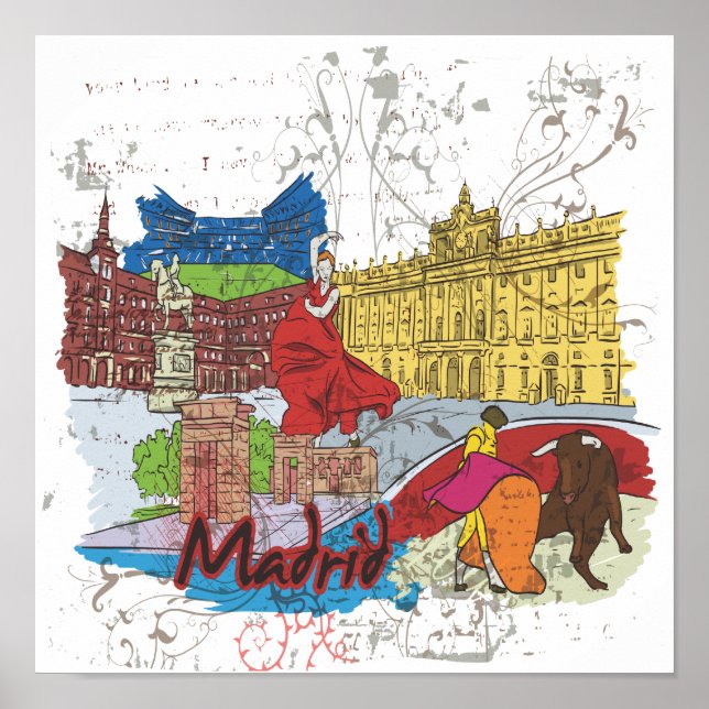 Madrid Poster (Framsidan)