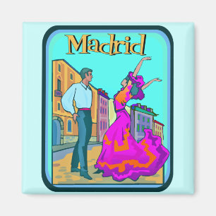 Madrid reser affischen magnet