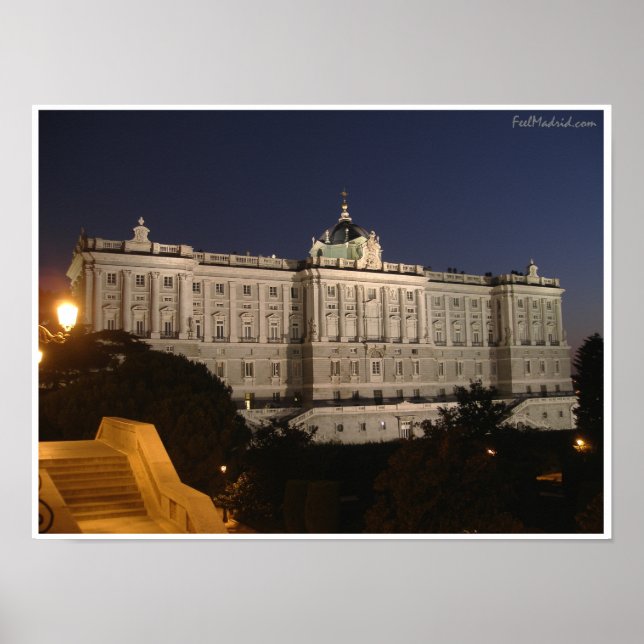Madrid Royal Palace Poster (Framsidan)