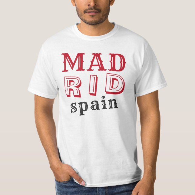 MADRID Spain shirts & jacka T-shirt (Framsida)