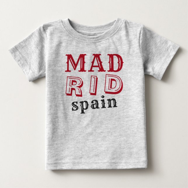 MADRID Spain shirts & jacka Tee (Framsida)