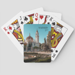 Madrid Spain Travel liggande souvenir Casinokort