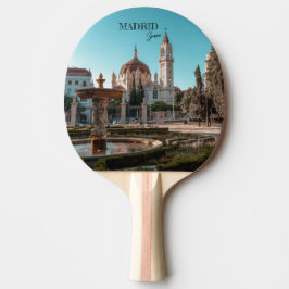Madrid Spain Travel liggande souvenir Pingisracket