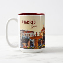 Madrid Spain Travel liggande souvenir