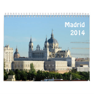 Madrid Spanien 2014 Kalender