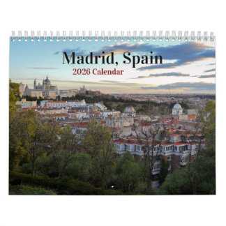 Madrid Spanien 2026-kalender Kalender