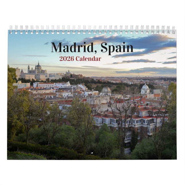 Madrid Spanien 2026-kalender Kalender (Omslag)