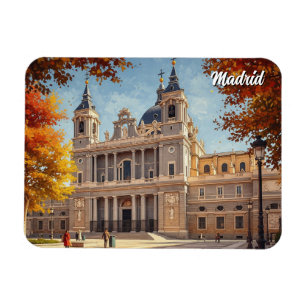 Madrid Spanien Almudena Resa Magnet