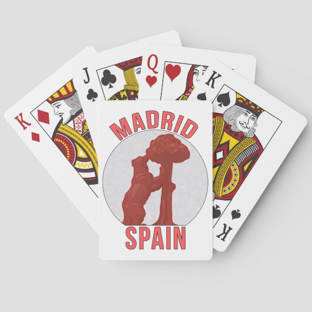 Madrid Spanien Casinokort (Baksidan)