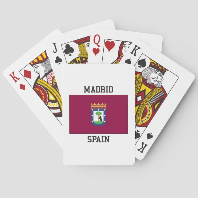 Madrid Spanien Casinokort (Baksidan)