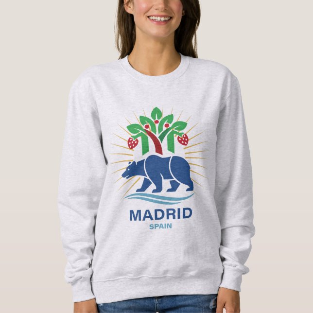 Madrid Spanien Europa T Shirt (Framsida)