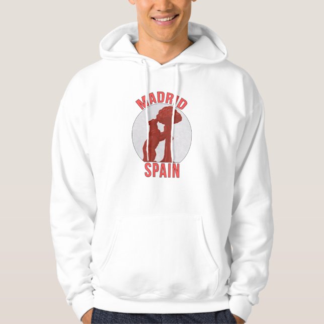 Madrid Spanien Hoodie (Framsida)
