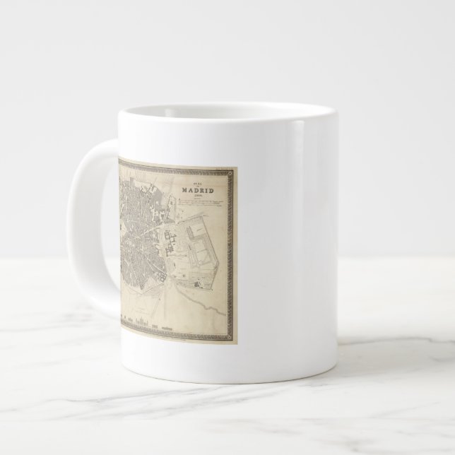 Madrid, Spanien Jumbo Mugg (Framsida vänster)