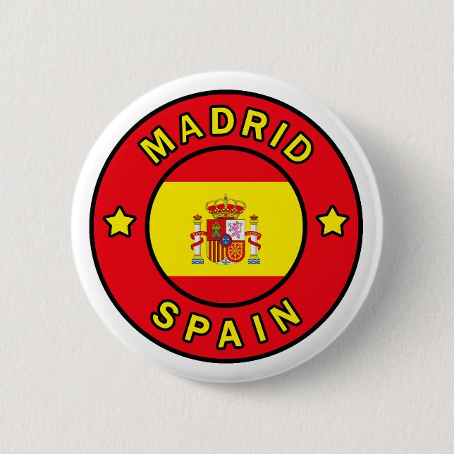 Madrid Spanien Knapp (Framsida)
