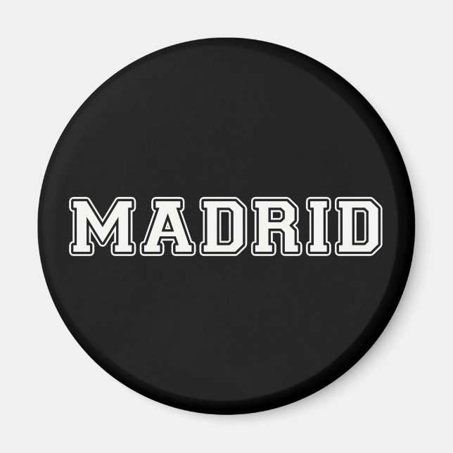 Madrid Spanien Magnet (Framsidan)