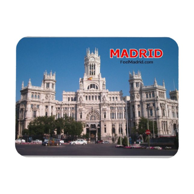 Madrid Spanien Magnet (Horisontell)