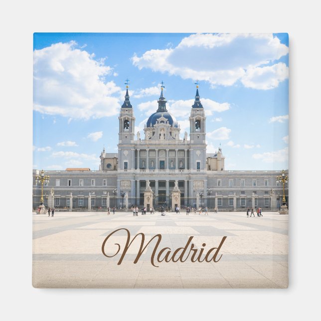 Madrid, Spanien Magnet (Framsidan)