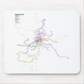Madrid (Spanien) Metrokarta Musmatta