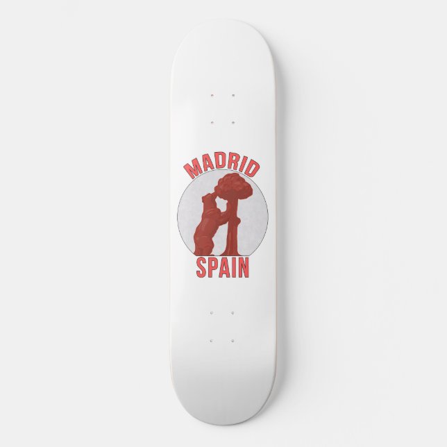 Madrid Spanien Mini Skateboard Bräda 18,5 Cm (Framsida)