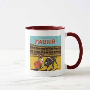 Madrid, Spanien Mugg