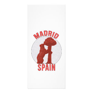 Madrid Spanien Reklamkort