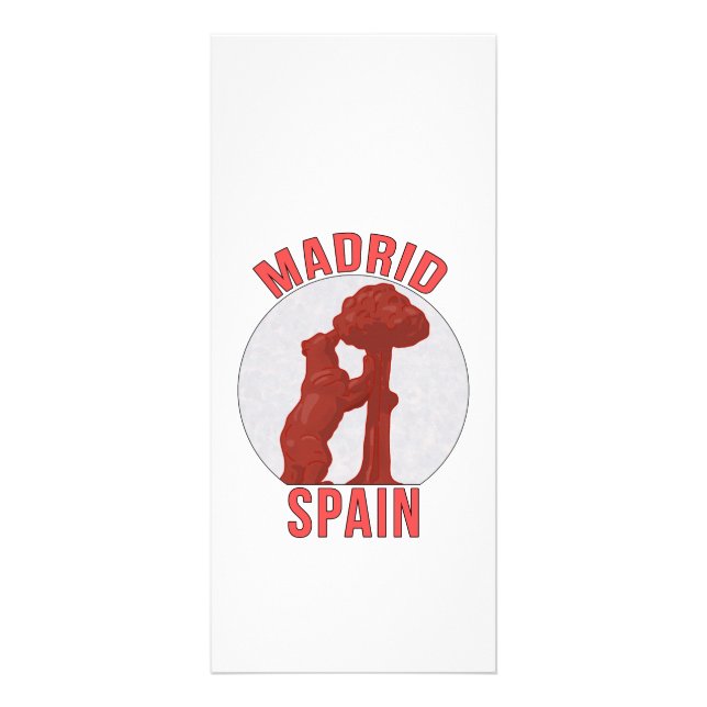 Madrid Spanien Reklamkort (Framsidan)