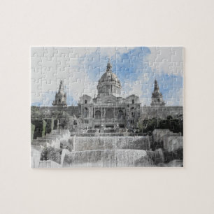 Madrid, Spanien Scenia City Jigszle Puzzle - Helgd Pussel