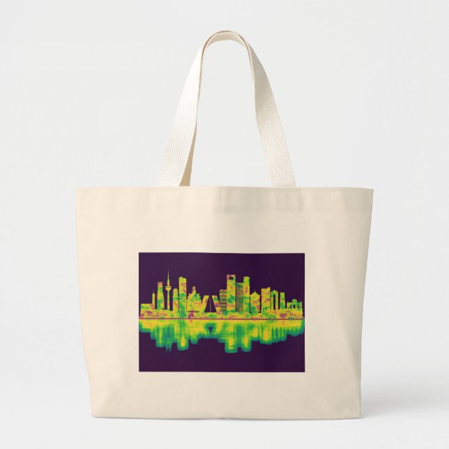 Madrid Spanien Skyline Jumbo Tygkasse (Framsidan)