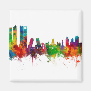 Madrid Spanien Skyline Magnet