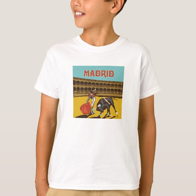 Madrid, Spanien T Shirt (Framsida)