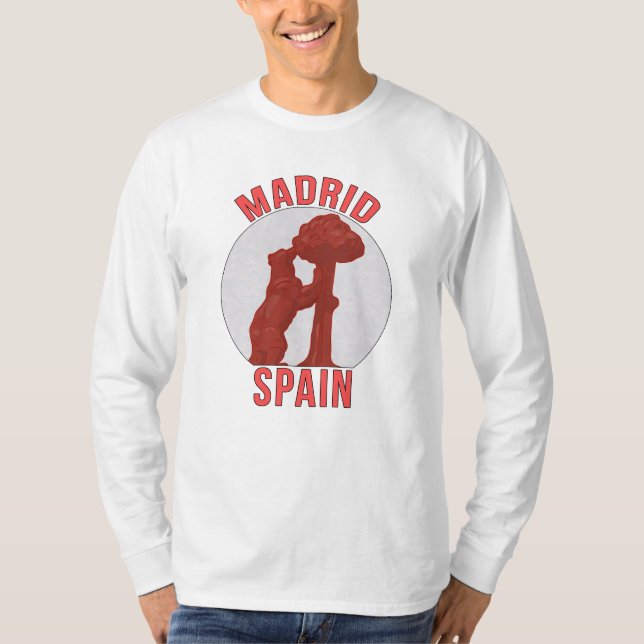 Madrid Spanien T Shirt (Framsida)