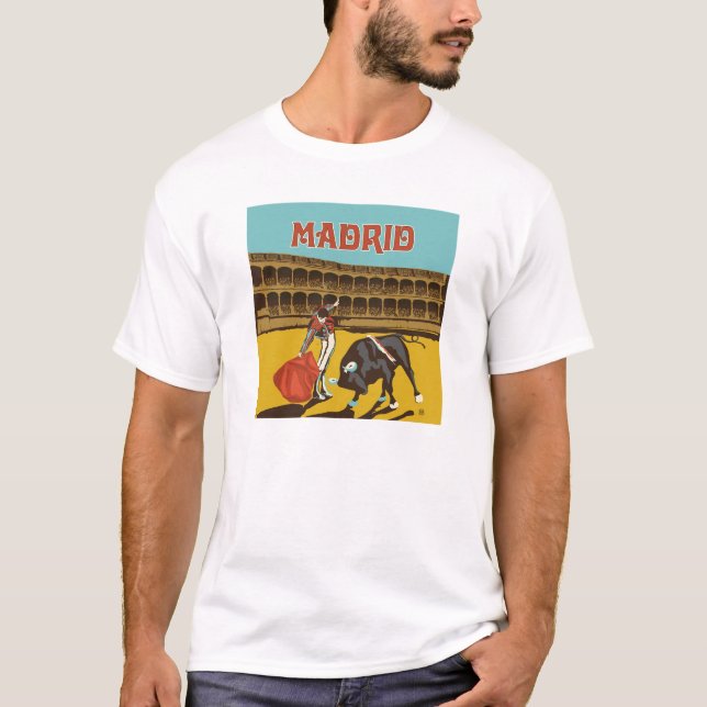 Madrid, Spanien T Shirt (Framsida)